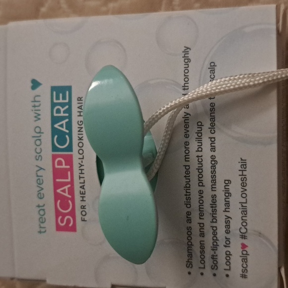 Conair Scalp Hair Massager Brush, Green New - Picture 4 of 6